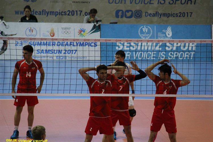 مسابقه والیبال ناشنوایان ایران - آمریکا 
